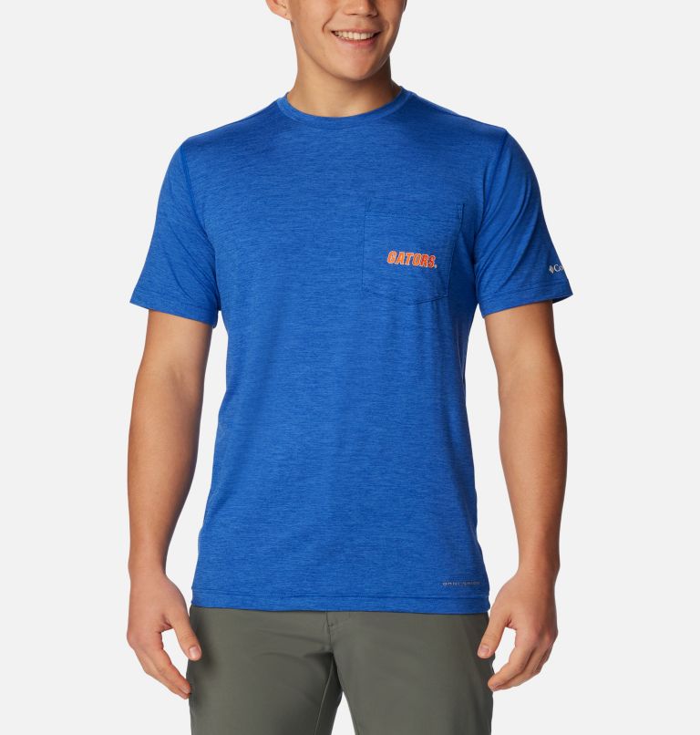 Columbia Mens Collegiate Tech Trail Short Sleeve Shirt - Florida